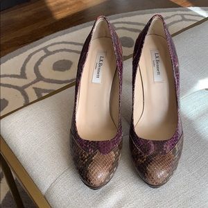 L.K. Bennett Lizard Pumps